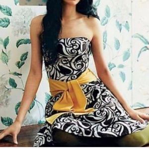 •nwt•Anthro’s Tabitha Ring a Round strapless dress